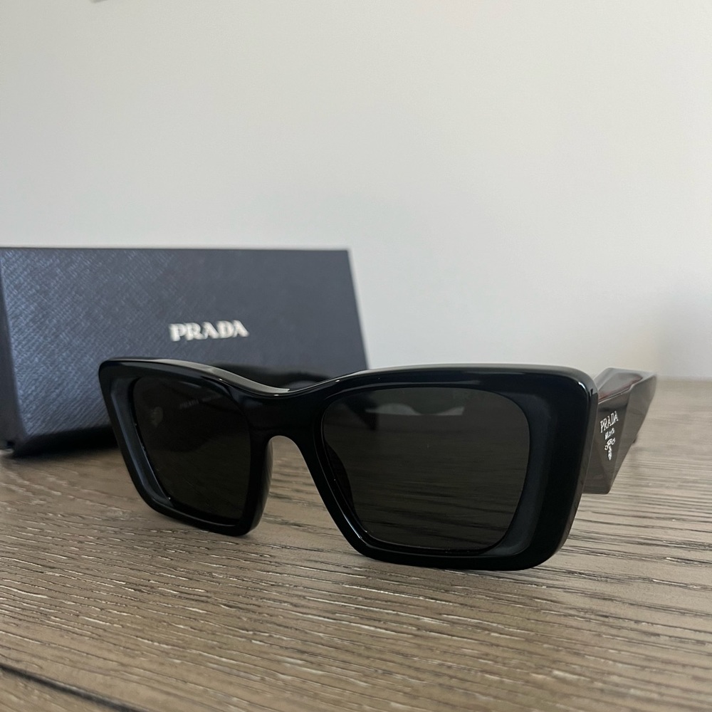 Prada Marble Acetate Butterfly Sunglasses